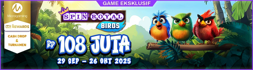Turnamen & Cashdrop Spin Royal Birds